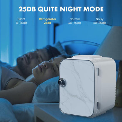 Mini Fridge, Portable Small Refrigerator 4L/6 Can Cooler & Warmer Compact Fridge for Skincare, Food and Drinks, Small Fridge for Bedroom, Dorm, Car